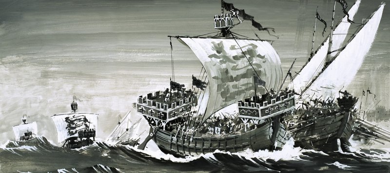 Barcos de cruzados no identificados de English School