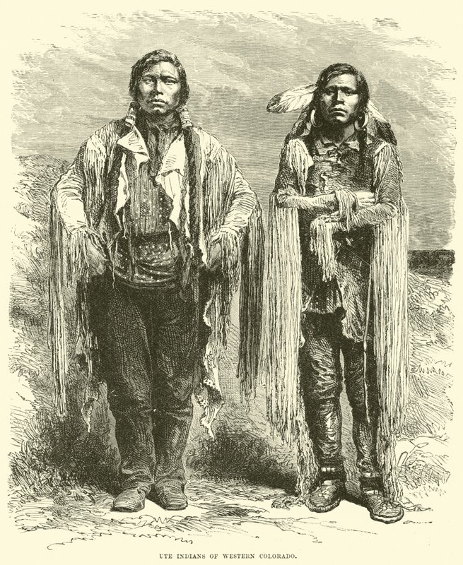 Indios Ute del Oeste de Colorado de English School