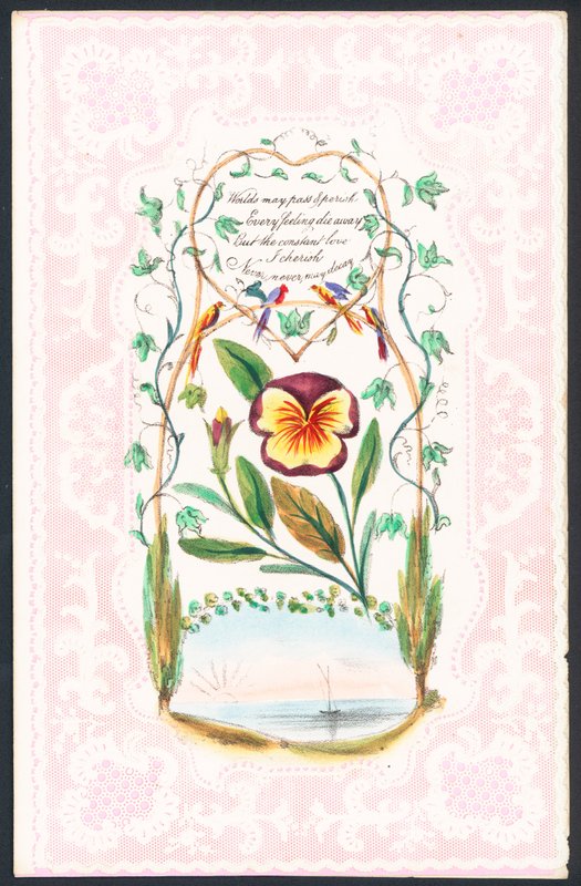 Tarjeta de felicitación del Día de San Valentín de English School