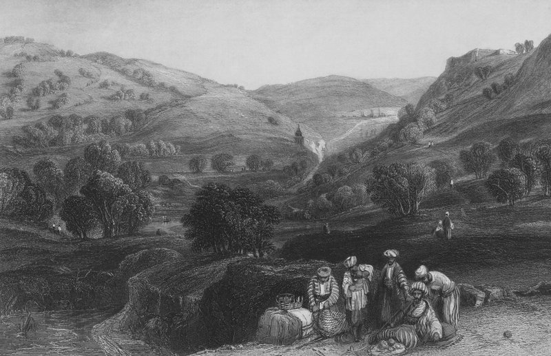Valle de Josafat y arroyo Cedrón de English School