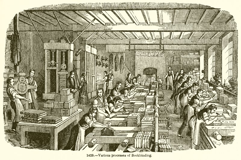 Varios Procesos de Encuadernación de English School