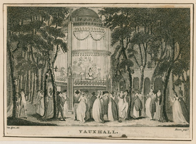 Jardines de Vauxhall, Londres de English School