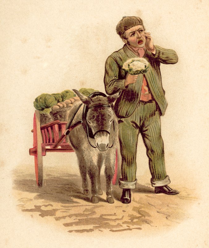 Vendedor de verduras de English School