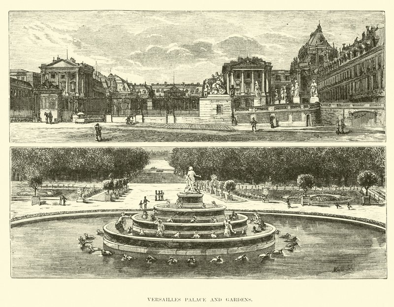 Palacio y jardines de Versalles de English School