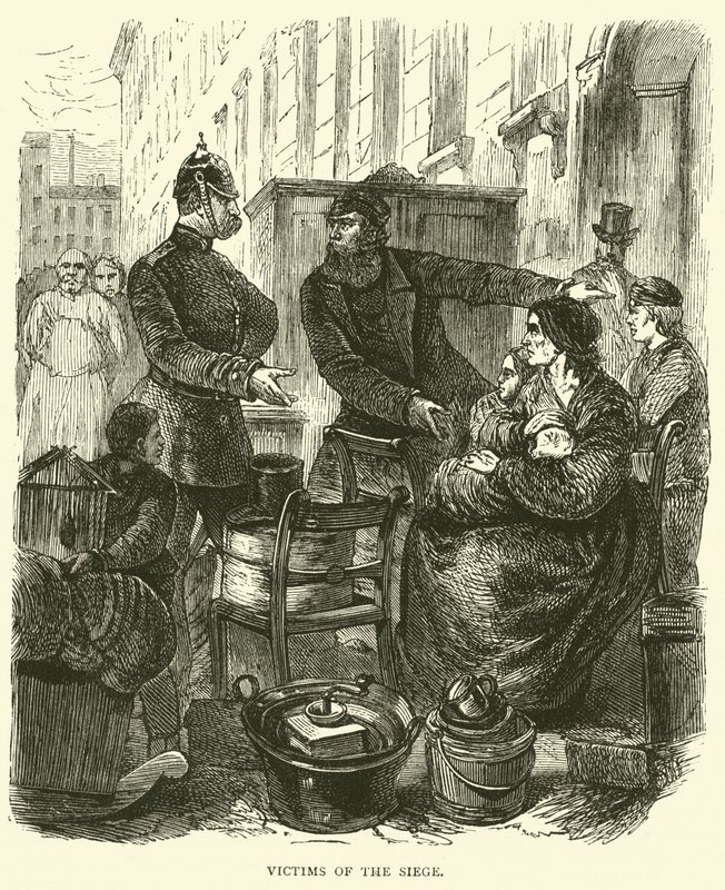 Víctimas del asedio, febrero 1871 de English School