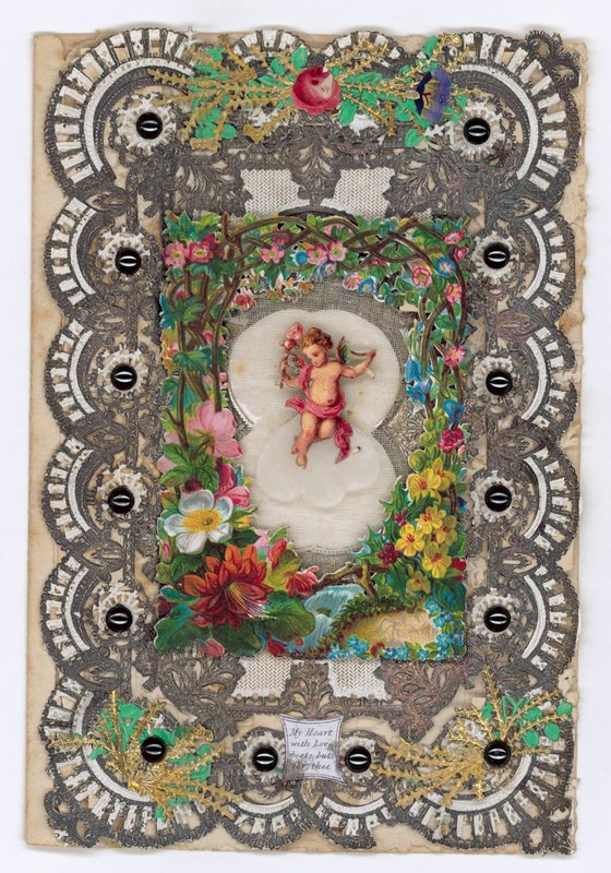 Tarjeta de San Valentín Victoriana de English School