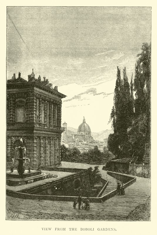 Vista desde los Jardines de Boboli de English School
