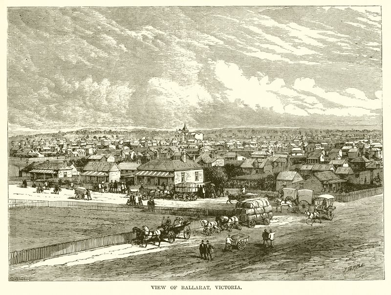 Vista de Ballarat, Victoria de English School