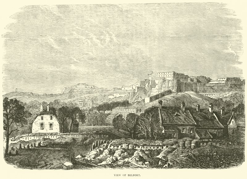 Vista de Belfort, octubre de 1870 de English School