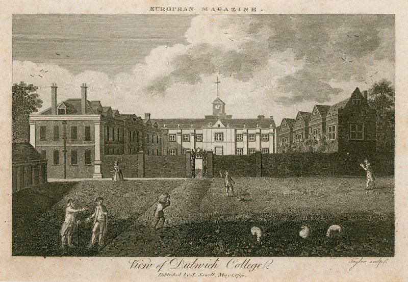 Vista de Dulwich College, Londres de English School