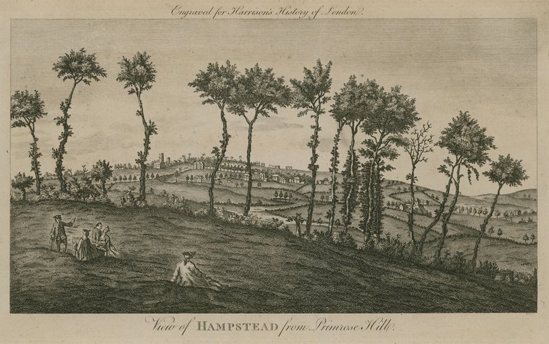 Vista de Hampstead desde Primrose Hill de English School