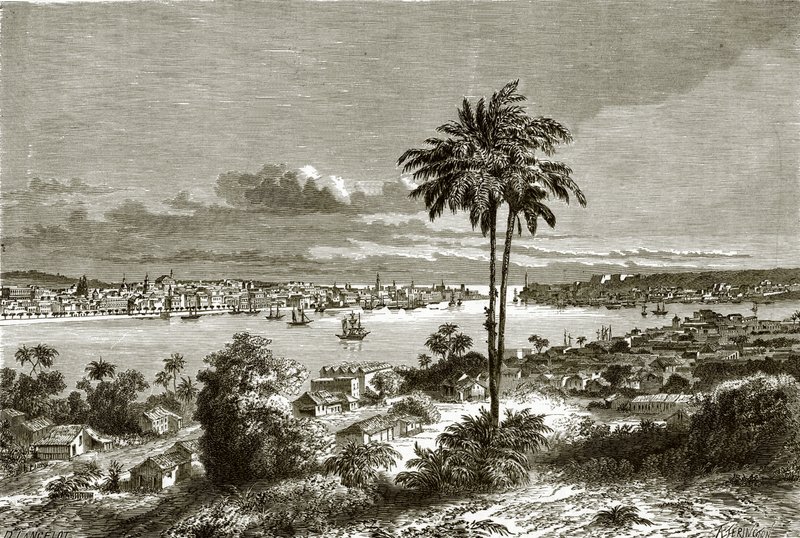 Vista de La Habana, la capital de Cuba de English School