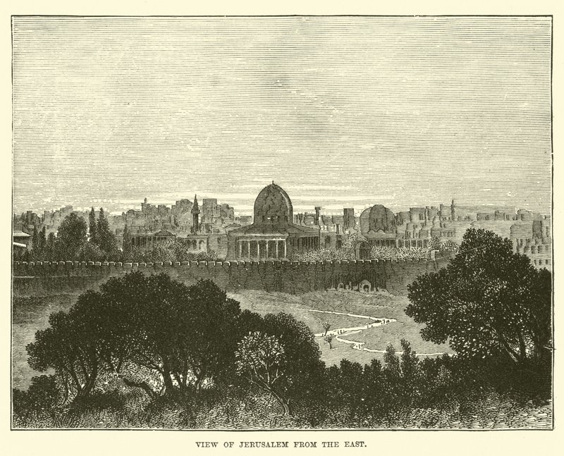 Vista de Jerusalén desde el este de English School