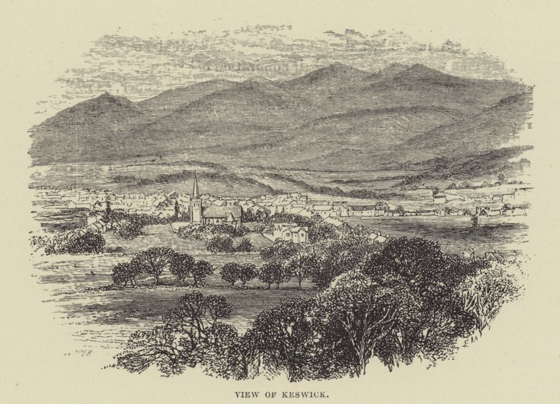 Vista de Keswick de English School