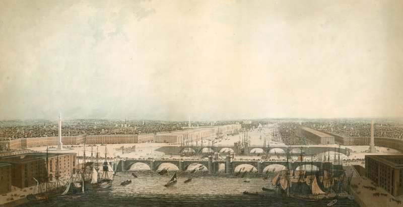Vista de Londres, con las mejoras de su Puerto de English School