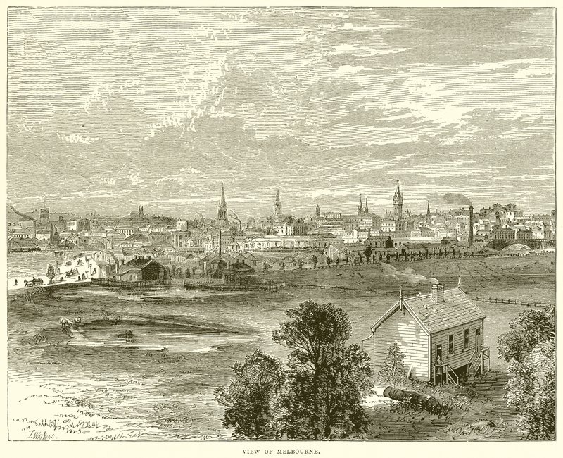 Vista de Melbourne de English School