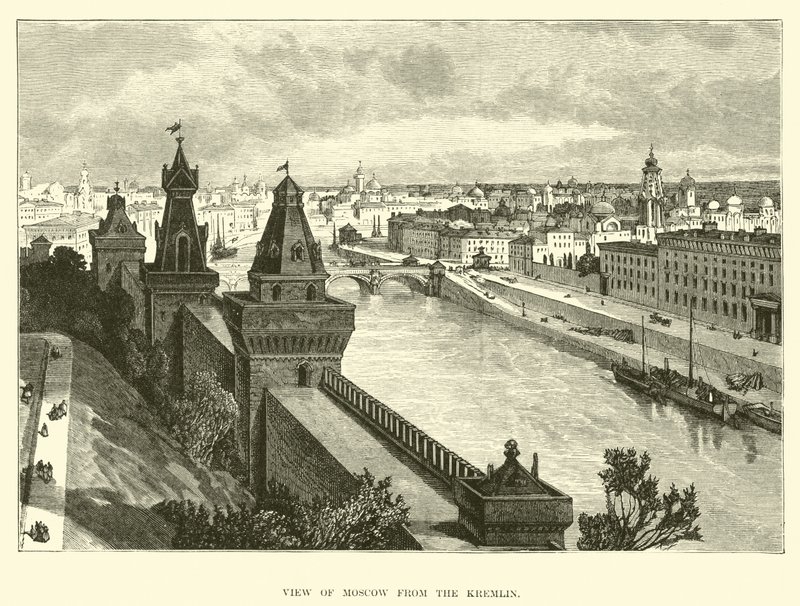Vista de Moscú desde el Kremlin de English School