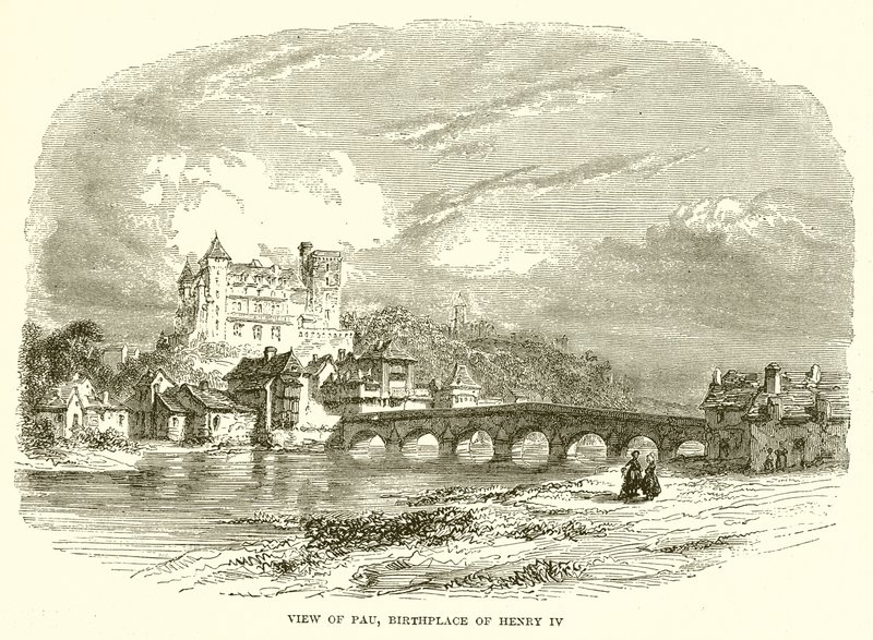 Vista de Pau, lugar de nacimiento de Enrique IV de English School