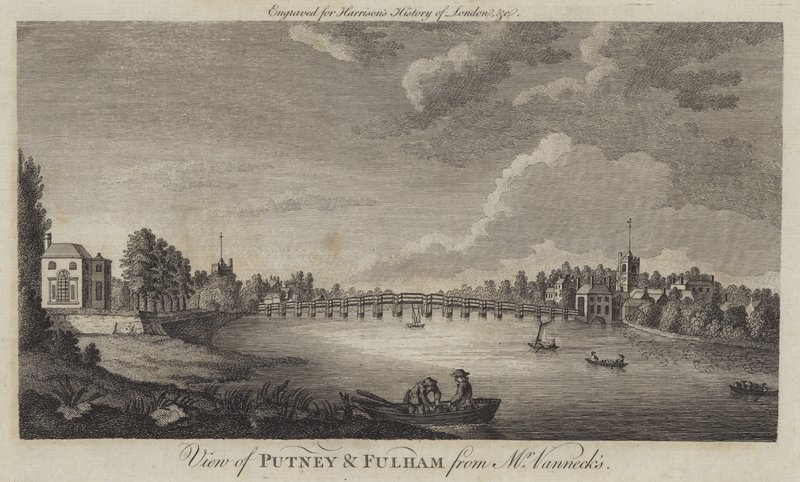 Vista de Putney y Fulham desde la casa de Mr Vanneck de English School