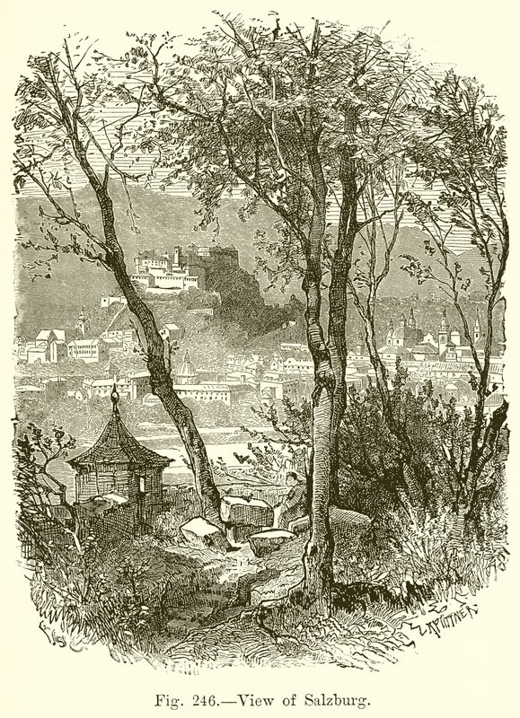 Vista de Salzburgo de English School