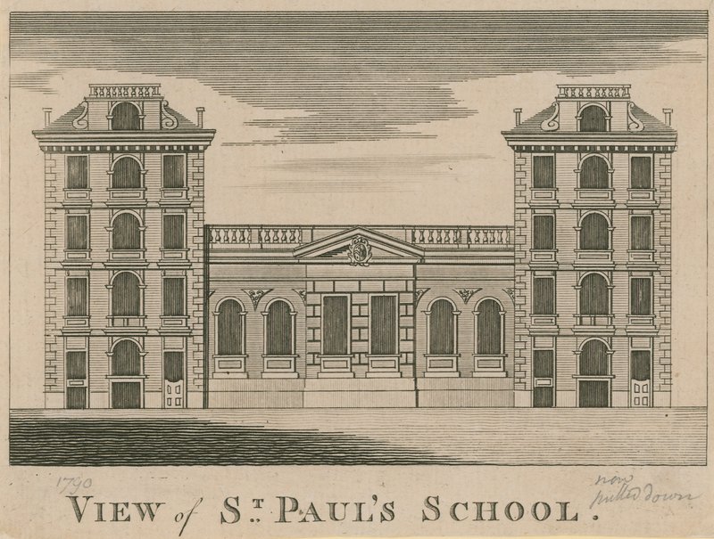 Vista de la Escuela de San Pablo de English School