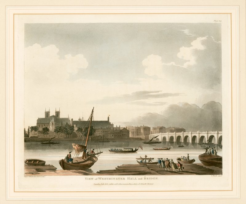 Vista de Westminster Hall y el Puente de English School