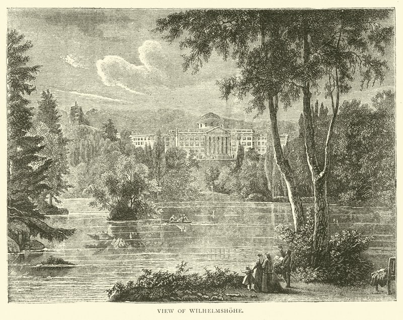 Vista de Wilhelmshohe, septiembre 1870 de English School