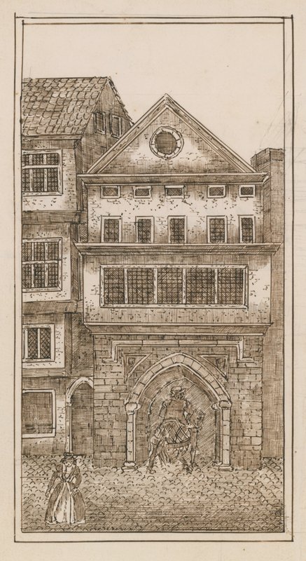 Vista de la puerta norte de San Pablo de English School