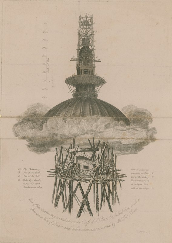 Vista del observatorio erigido sobre la Cruz de San Pablo de English School