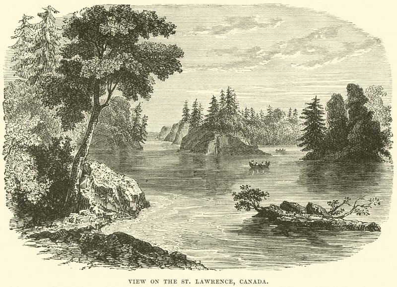 Vista del río San Lorenzo, Canadá de English School