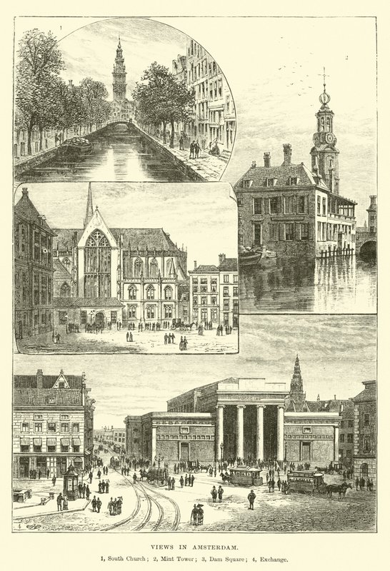 Vistas de Ámsterdam de English School