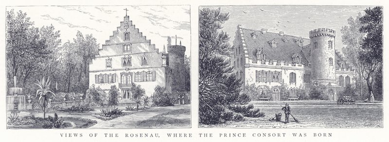 Vistas del Rosenau, donde nació el Príncipe Consorte de English School