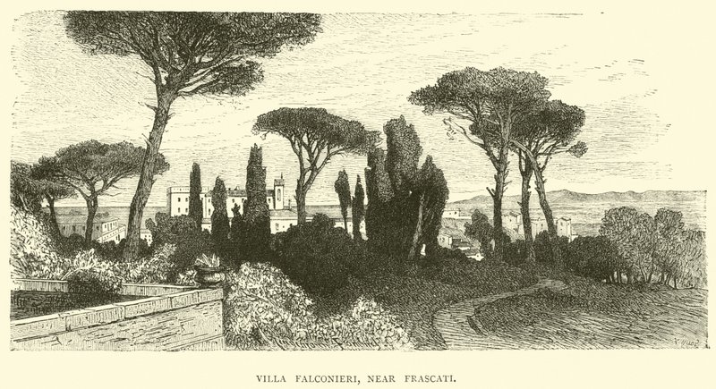 Villa Falconieri, cerca de Frascati de English School