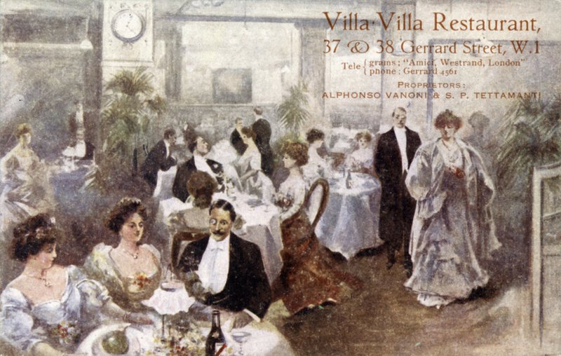 Restaurante Villa Villa, 37-38 Gerrard Street, Londres W1 de English School
