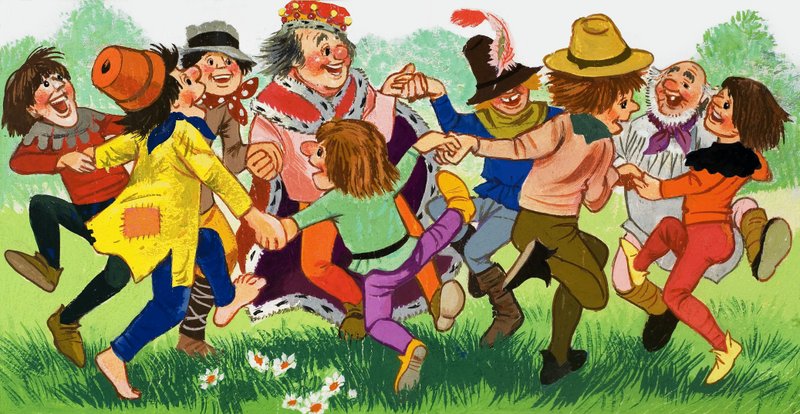 Baile del pueblo de English School
