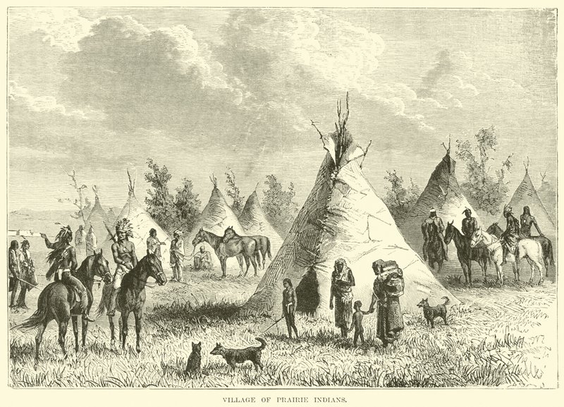 Aldea de indios de las praderas de English School