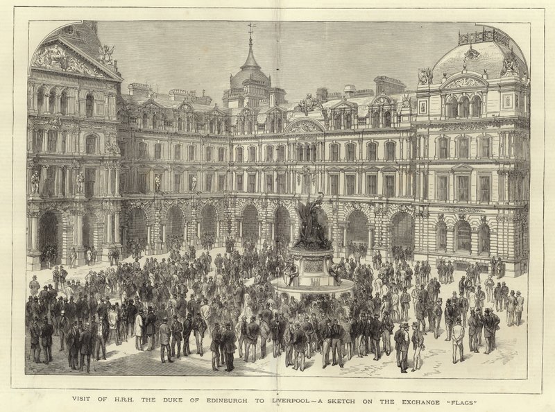 Visita de S.A.R. el Duque de Edimburgo a Liverpool de English School