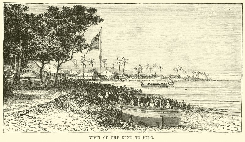Visita del rey a Hilo de English School