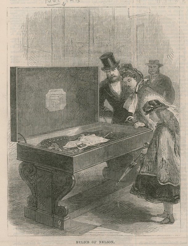 Visita al Hospital de Greenwich; Reliquias de Nelson de English School