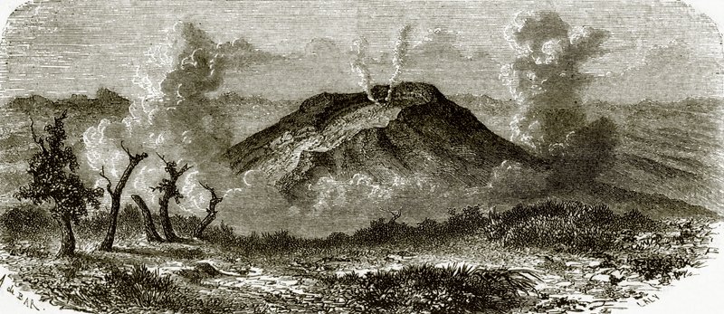 Volcán en Java de English School