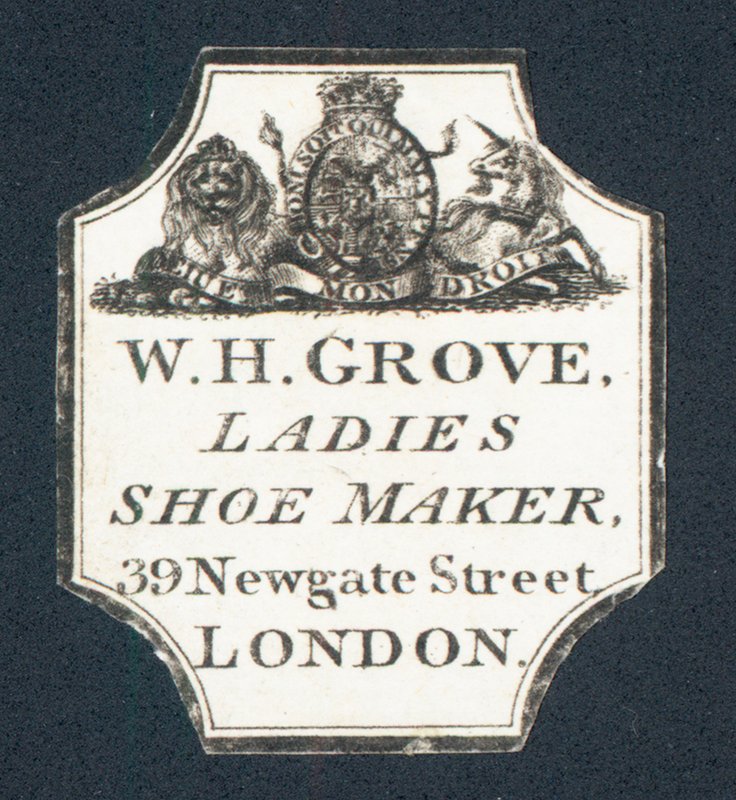 W H Grove, fabricante de zapatos para damas de English School