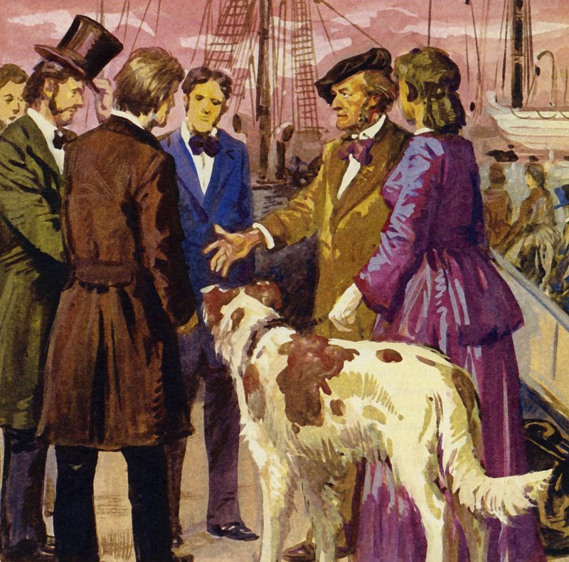 Wagner, su esposa y su perro partieron hacia Londres de English School