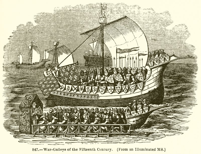 Galeras de Guerra del Siglo XV de English School