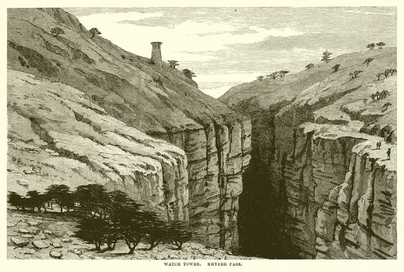 Torre de vigilancia. Paso de Khyber de English School
