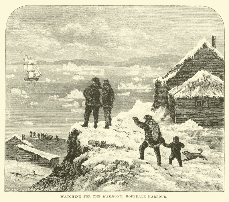 Esperando la Armonía, puerto de Hopedale de English School