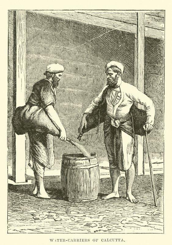 Portadores de agua de Calcuta de English School