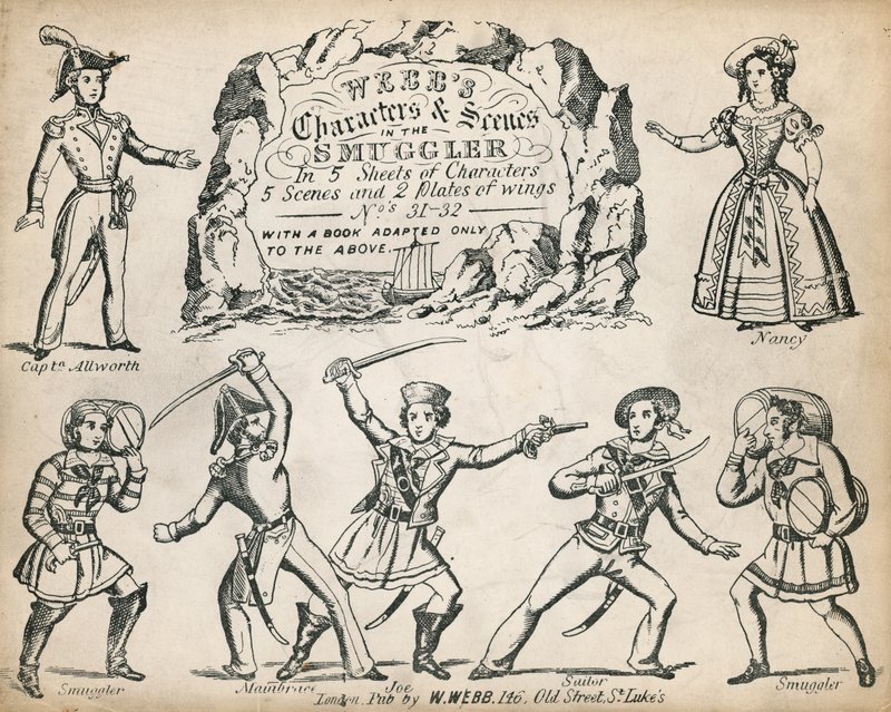 Personajes y Escenas de Webb en El Contrabandista de English School