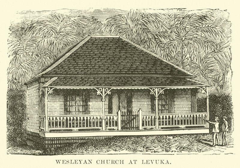Iglesia Wesleyana en Levuka de English School