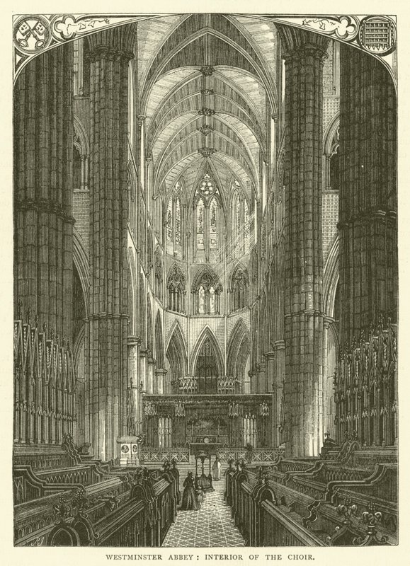 Abadía de Westminster, Interior del Coro de English School