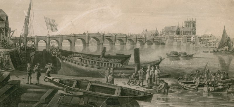 Puente de Westminster, Londres de English School